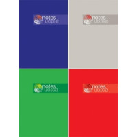 Блокнот А4 48 л клетка на спирали сверху обл. картон ассорти Buromax (BM.2460-02)