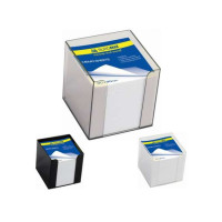 Папір для записів білий непроклеєний, 90 х 90 х 90 мм, в пластиковому боксі (BM.2290-01)