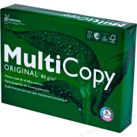 Папір офісний А4, MultiCopy, 500 аркушів, 168%, клас А, 80 гр/м2