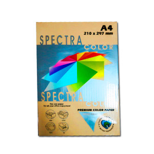 Бумага цветная А4 160 г/м кв Sinar Spectra 250 л пастель слонов кость (IT100)