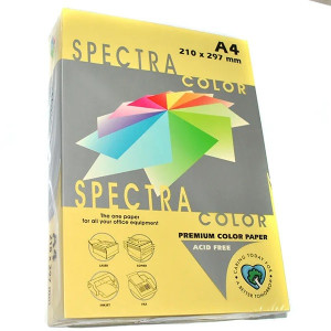 Бумага цветная А4 75 г/м кв Spectra Color 500 л пастель желтый (IT160)