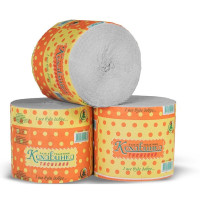 Папір туалетний 1шаровий Кохавинка сірий d-98/100 мм ширина 90 мм довжина  приблизно 47 м