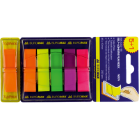 Закладки пластикові 45 х 12 мм 240 шт (6 кольорів х 40 шт) BuroMax (BM.2303-98)