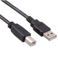 Кабель для принтера USB 2.0 AM/BM, 3.0 м Maxxter