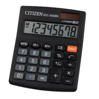 Калькулятор CITIZEN SDC-805 8 разр 102 x 131 x 18 мм