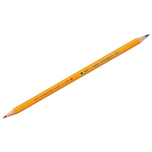 Карандаш цветной KOH-I-NOOR тонкий (синий + красный) (3433)