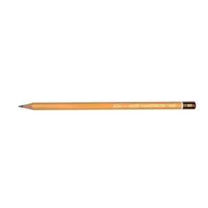 Карандаш чернографитный без ластика 6B KOH-I-NOOR чертежный (1500)