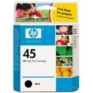 Картридж HP DJ 850C/1600C Black (51645A) №45 оригинал