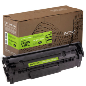Картридж Patron для HP LJ Q2612A/CANON 703 GREEN Label (PN-12A/703GL)