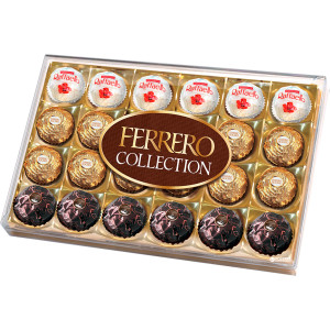 Конфеты Ferrero Collection 269,4 гр (пластиковый бокс)