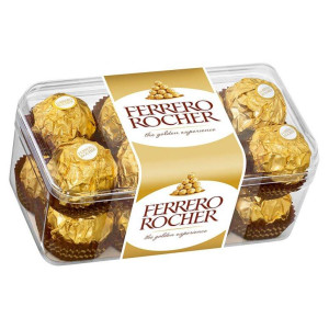 Цукерки Ferrero Rocher, 200 гр (пластиковий бокс)