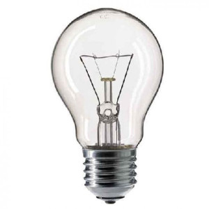 Лампа накаливания 100 Вт, цоколь E27 (прозрачная)