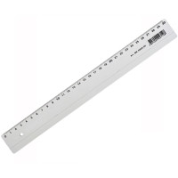 Линейка пластиковая 30 см BuroMax прозр (BM.5829-30)