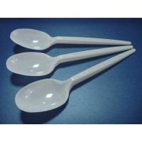 Ложка чайная/кофейная одноразовая белая 100 шт (12183)