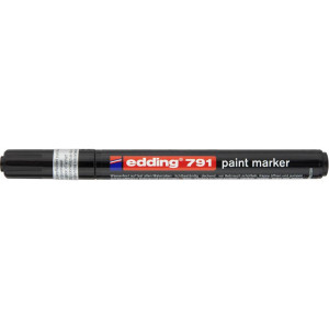 Маркер лакирующий черный 1-2 мм Edding 791