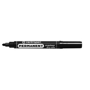 Маркер перм черный 2,5 мм круг након Centropen 8510 Dry Safe