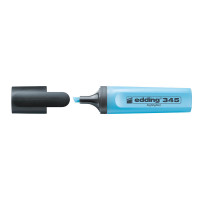 Маркер текстовый голубой 2-5 мм Edding 345