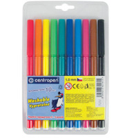 Набор фломастеров Centropen 7790 1-2 мм 10 цв (на водной основе) (7790/10 ТП)