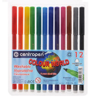 Набор фломастеров Centropen 7790 1-2 мм 12 цв (на водной основе) (7790/12 ТП)