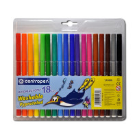 Набір фломастерів Centropen 7790 1-2 мм 18 кольорів (на водній основі) (7790/18 ТП)