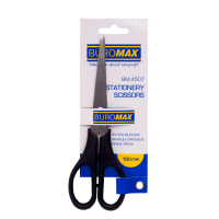 Ножиці офісні 160 мм (пластикові ручки) BuroMax (асорті) (ВМ.4507)