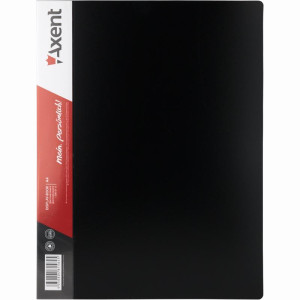 Папка с файлами 100 ф (А4) Axent (в боксе) черная (1200-01-A)