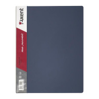 Папка 2 кольца пластик (A4) Axent d-20 мм 25 мм серая  (1207-03-A)