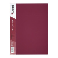 Папка з файлами 20 ф (А4) Axent бордо (1020-04-a)