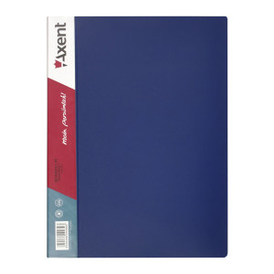 Папка с файлами 40 ф (А4) Axent синяя (1040-02-A)