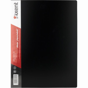 Папка с файлами 80 ф (А4) Axent (в боксе) черная (1280-01-A)