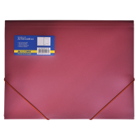 Папка на гумці пластик (А4) Buromax червона (ВМ.3913-05)