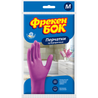 Перчатки латексные M-8 ФРЕКЕН БОК (универс) суперпрочные РОЗОВЫЕ (С НДС) (17105078)