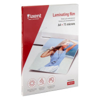 Пленка для ламинации глянцевая А4, 75 мкм (100 шт) AXENT (2010-A)