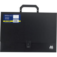 Портфель на застибці пластик 1 відділення А4 BuroMax (BM.3724-01)