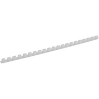 Пружина для біндера пластикова 10 мм (до 75 арк) 100 шт/уп AXENT (біла)