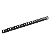 Пружина для биндера пластик 16 мм (до 140 л) 100 шт/уп (черная)