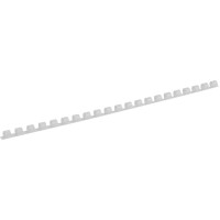 Пружина для биндера пластик 8 мм (до 40 л) 100 шт/уп (белая)