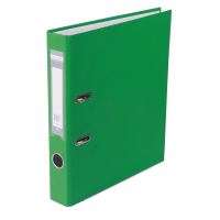 Реєстратор 5 см А4 Buromax Lux 1стор покриття, метал окантовка, зелена (BM.3012-04c)