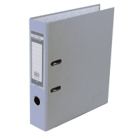 Реєстратор 5 см А4 Buromax Lux 1стор покриття, метал окантовка, сіра (BM.3012-09c)