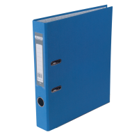 Реєстратор 5 см А4 Buromax Lux 1стор покриття, метал окантовка, синя (BM.3012-02c)