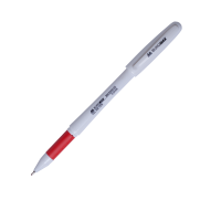 Ручка гелева Buromax JOBMAX, з грипом, 0,5 мм, червона (BM.8340-03)