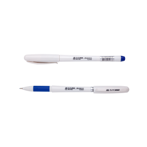 Ручка гелевая с грипом Buromax JOBMAX, 0,5 мм, синяя (BM.8340-02)