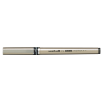 Ручка одноразова ролер UNI Deluxe UB-177 0,7 мм чорна (лінія 0,4 мм) (UB-177.Black)