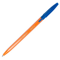 Ручка шариковая 0,7 мм синие чернила Buromax ORANGE оранжевый корпус (BM.8119-01)