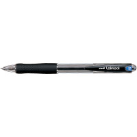 Ручка шариковая автомат с грипом 0,5 мм UNI Laknock micro черная (SN-100.(05).Black)