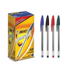 Ручка шариковая одноразовая 0,4 мм BIC Cristal синяя (8373609)