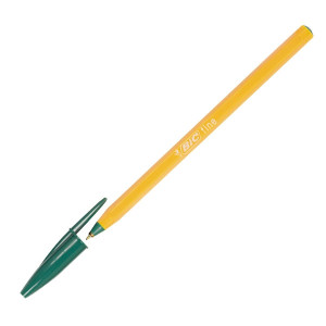 Ручка шариковая одноразовая 0,35 мм BIC Orange зеленая (1199110113)