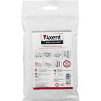 Салфетки для оргтехники (запаска) Axent (100 шт) (5311)
