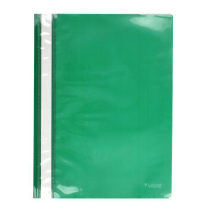 Швидкозшивач пластиковий з прозорим верхом А4 AXENT зелений (1317-25-A)