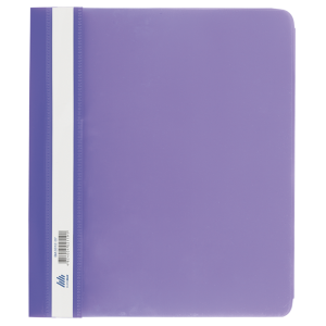 Швидкозшивач пластиковий з прозорим верхом А5 Buromax фіолетовий (BM.3312-07)